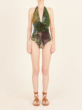 Load image into Gallery viewer, Alma One Piece Green Floral
