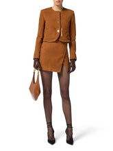 Load image into Gallery viewer, Jacket in suede with vinyl details