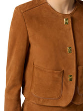 Load image into Gallery viewer, Jacket in suede with vinyl details