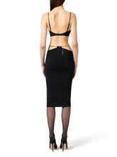 Load image into Gallery viewer, Knit skirt with jewel snake