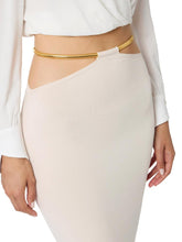 Load image into Gallery viewer, Knit skirt with jewel snake