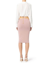 Load image into Gallery viewer, Knit skirt with jewel snake