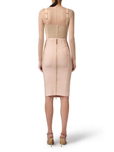 Load image into Gallery viewer, Skirt in neoprene fabric with corset details