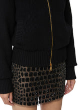 Load image into Gallery viewer, Skirt in tulle fabric with crocodile embroideries