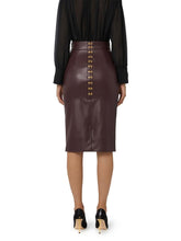 Load image into Gallery viewer, Pencil skirt with jewel clasps