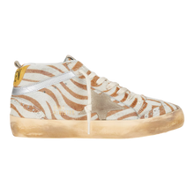 Load image into Gallery viewer, Golden Goose MID Star Devore Zebra Horsy Upper Suede Beige/Honey Women GWF00122.F003236.15376