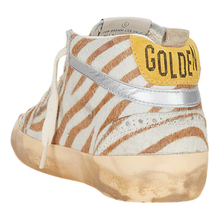 Load image into Gallery viewer, Golden Goose MID Star Devore Zebra Horsy Upper Suede Beige/Honey Women GWF00122.F003236.15376