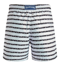 Load image into Gallery viewer, Men Swim Trunks Micro Ronde des Tortues Rayée
