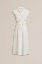 Load image into Gallery viewer, H4263001-CREPE-KNIT-SHIRT-DRESS-CREAM-SCANLANTHEODORE-1_1729570049
