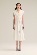 Load image into Gallery viewer, H4263001-CREPE-KNIT-SHIRT-DRESS-CREAM-SCANLANTHEODORE-3_1729642017