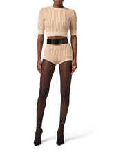 Load image into Gallery viewer, Bouclé shorts with sequins