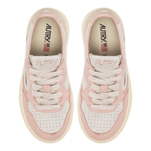 Load image into Gallery viewer, Autry Medalist Low White/Pink for Kids KULK-3U01