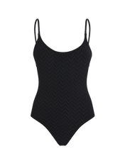 Load image into Gallery viewer, One-piece Swimsuit Jacquard Chevron