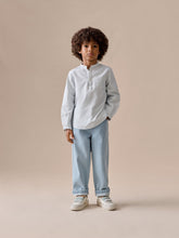 Load image into Gallery viewer, Claude shirt with mandarin collar in organic cotton