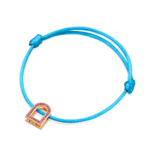 Load image into Gallery viewer, L'Arc Voyage Charm MM, 18k Rose Gold with Galerie Pink Sapphires on Silk Cord - DAVIDOR
