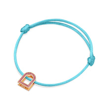 Load image into Gallery viewer, L'Arc Voyage Charm MM, 18k Rose Gold with Galerie Pink Sapphires on Silk Cord - DAVIDOR