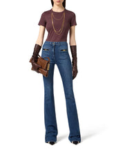 Load image into Gallery viewer, Jersey T-shirt with jewel accessory