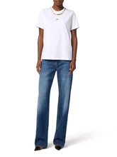 Load image into Gallery viewer, Cotton jersey T-shirt with necklace