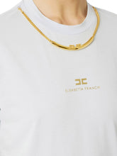 Load image into Gallery viewer, Cotton jersey T-shirt with necklace