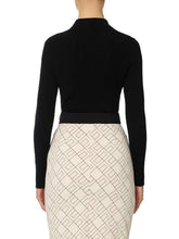 Load image into Gallery viewer, Top in ribbed knit fabric with openwork details