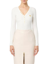 Load image into Gallery viewer, Ribbed knit top with breast pocket