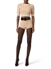 Load image into Gallery viewer, Bouclé knit top with sequins