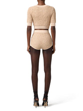 Load image into Gallery viewer, Bouclé knit top with sequins