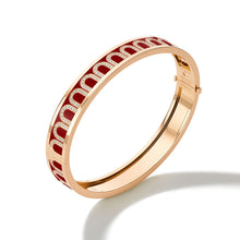 Load image into Gallery viewer, L'Arc de DAVIDOR Bangle MM, 18k Rose Gold with Lacquered Ceramic and Arcade Diamonds - DAVIDOR
