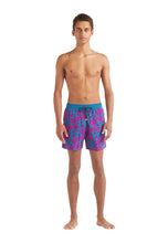 Load image into Gallery viewer, Swim Trunks Flocked Ronde Des Tortues Logo