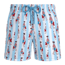 Load image into Gallery viewer, Swim Trunks Stripes Where's Waldo - Vilebrequin x Where's Waldo