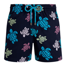 Load image into Gallery viewer, Stretch Swim Trunks Tortues Multicolores