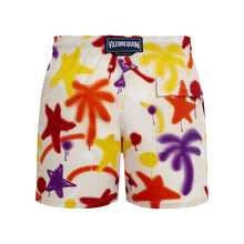 Load image into Gallery viewer, Stretch Short Swim Shorts Spray Paint - VBQ x Palm Angels