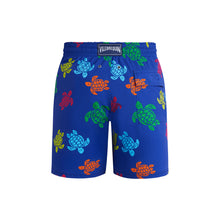 Load image into Gallery viewer, Long Stretch Swim shorts Tortue Multicolore