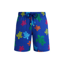Load image into Gallery viewer, Long Stretch Swim shorts Tortue Multicolore