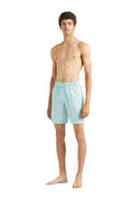Load image into Gallery viewer, Long Stretch Swim trunks Micro Ronde Des Tortues Rainbow