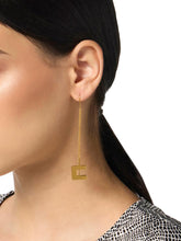 Load image into Gallery viewer, Pendant earrings with logo