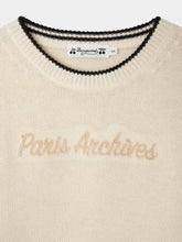 Load image into Gallery viewer, Juan crewneck sweater with Paris Archive embroidery