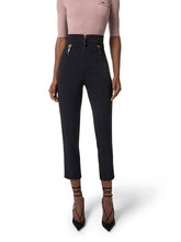 Load image into Gallery viewer, Crêpe trousers with zip details
