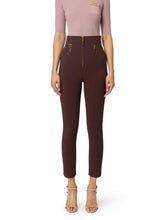 Load image into Gallery viewer, Crêpe trousers with zip details