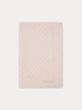 Load image into Gallery viewer, Blanket with Openwork Pattern for Baby pale pink