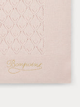 Load image into Gallery viewer, Blanket with Openwork Pattern for Baby pale pink