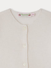 Load image into Gallery viewer, Baby Cashmere Cardigan milk white