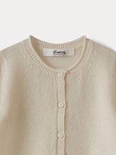 Load image into Gallery viewer, Baby Cashmere Cardigan milk white