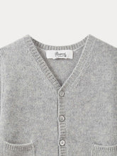 Load image into Gallery viewer, Babies' cardigan Heathered gray