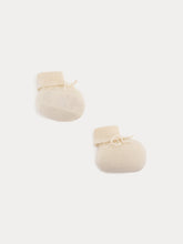 Load image into Gallery viewer, Baby Cashmere Booties milk white