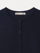 Load image into Gallery viewer, Cashmere cardigan Navy blue