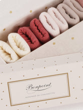 Load image into Gallery viewer, Baby Day-of-the-Week Cotton Socks faded pink