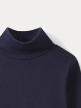 Load image into Gallery viewer, Thin turtleneck sweater navy