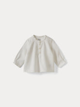 Load image into Gallery viewer, Baby Organic Cotton Shirt milk white