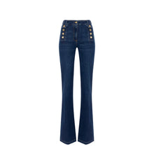 Load image into Gallery viewer, Palazzo jeans with buttons